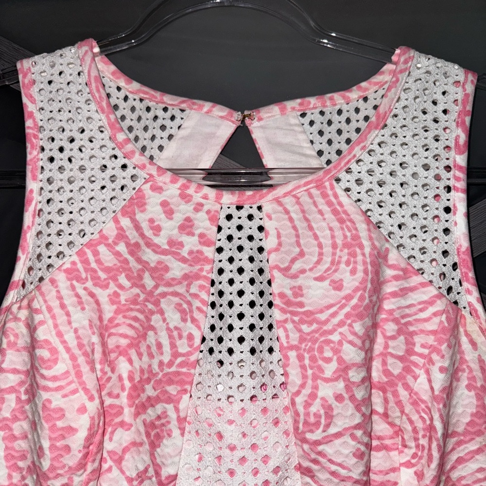 Lilly Pulitzer Kaylee Hubba Bubba Sea Cups Shift Dress - Picture 11 of 13